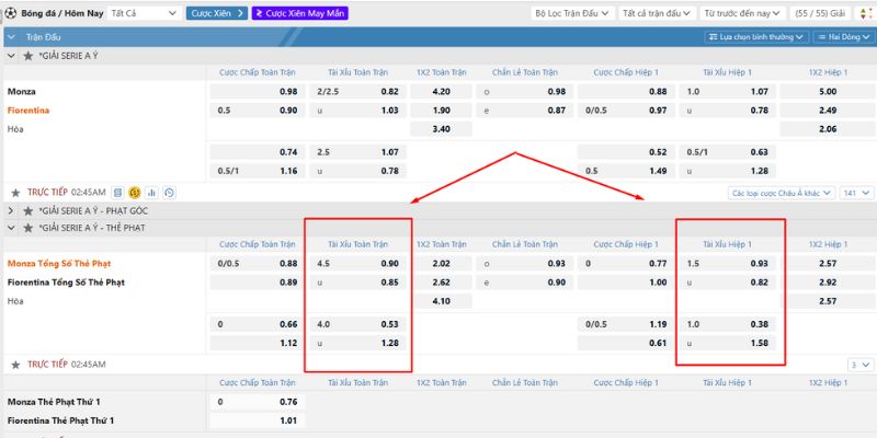 Over/Under Card Bets là hình thức cá cược thú vị 