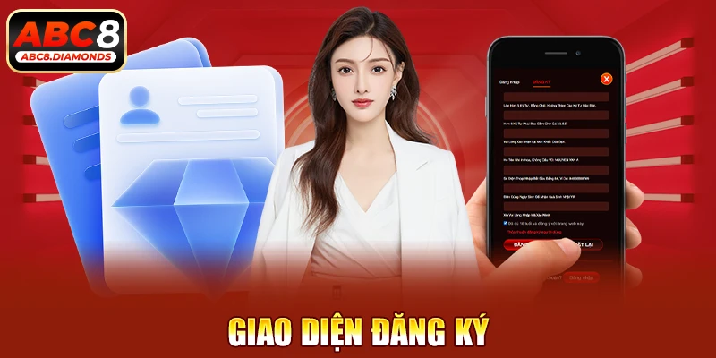 Giao diện đăng ký abc8