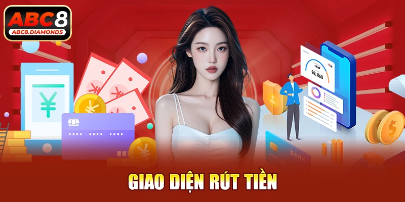 Giao diện rút tiền